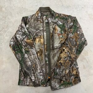 Scentlok Camo Realtree‎ Fleece Jacket Full Zip Hunting Outdoor Men Medium